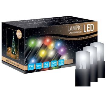 LED osvětlení vnitřní - klasická, st. bílá, 10 m