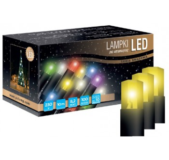 LED osvětlení vnitřní - klasická, žlutá, 10 m
