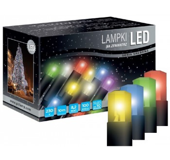 LED osvětlení univerzální - klasická, multicolor, 10 m