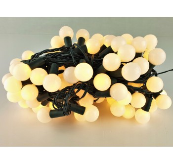 LED osvětlení univerzální koule - klasická, tep. bílá, 7 m