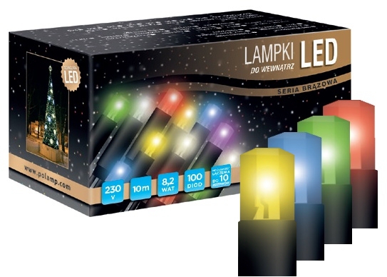 LED osvětlení vnitřní - klasická, multicolor, 6 m