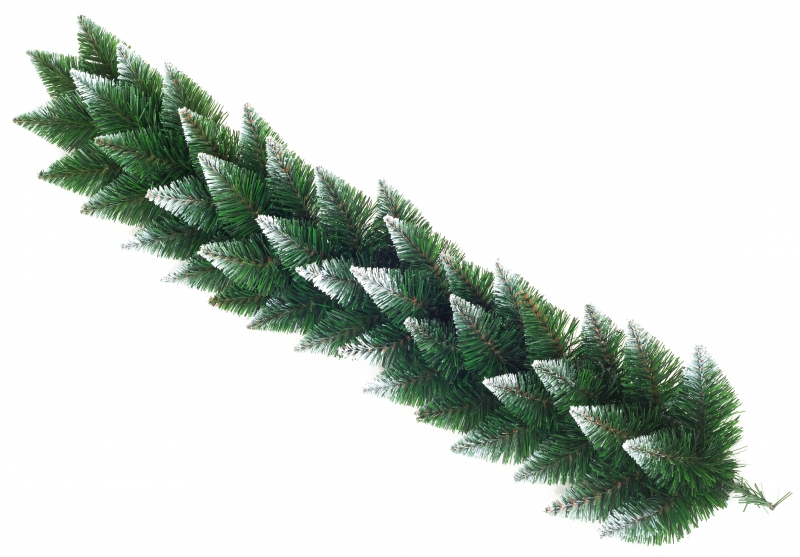 Vánoční dekorace - girlanda zasněžená 100 cm