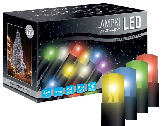 LED osvětlení univerzální - klasická, multicolor, 10 m