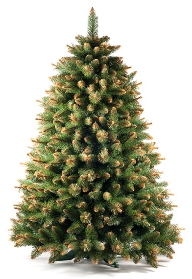 Umělý vánoční stromek - Borovice zlatá 300 cm