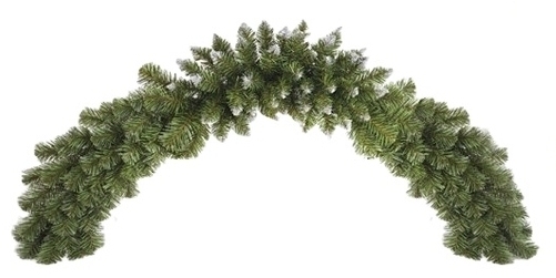 Vánoční dekorace - girlanda stříbrná 150 cm