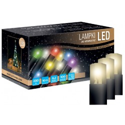LED osvětlení vnitřní - klasická, tep. bílá, 10 m