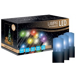 LED osvětlení vnitřní - klasická, modrá, 10 m