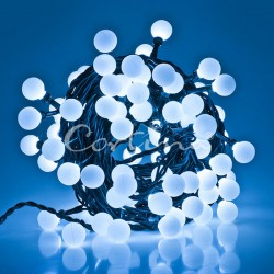 LED osvětlení vnitřní - koule st. bílá, 7 m