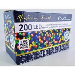 LED osvětlení univerzální - klasická, multicolor, 10 m, časovač, programátor