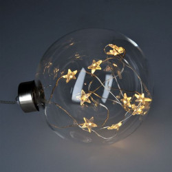 Solight LED vánoční koule skleněná