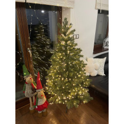 Umělý vánoční stromek - 3D jehličí - Jedle PE 220 cm