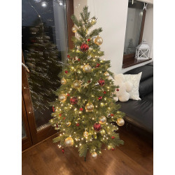 Umělý vánoční stromek - 3D jehličí - Jedle PE 220 cm