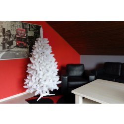 Umělý vánoční stromek - Borovice bílá 220 cm