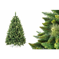 Umělá vánoční borovice s šiškami - zelená 180 cm
